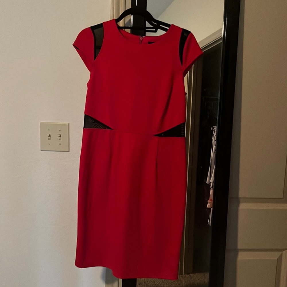 Fancy yet understated red dress